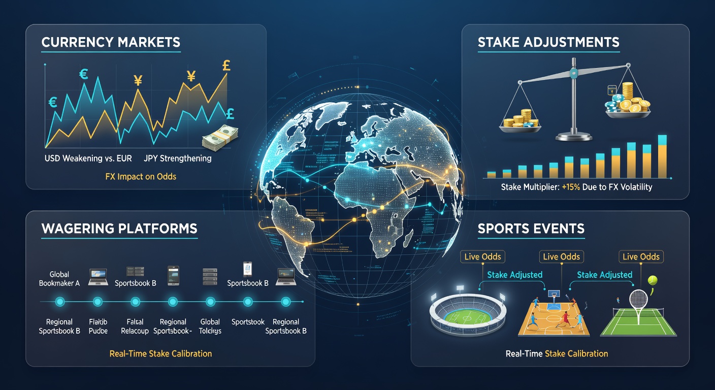 Global sports betting dashboard displaying real-time stake limits adjusted for multiple currencies