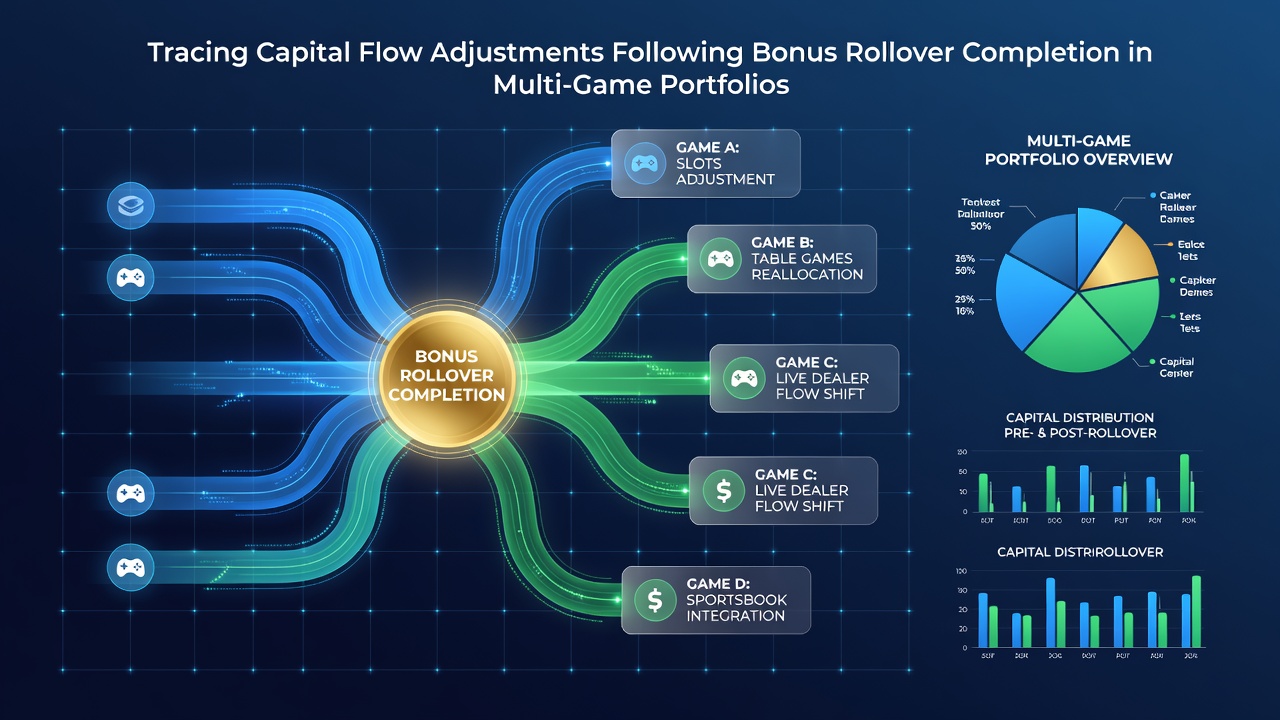 Chart illustrating percentage changes in game category balances post-bonus fulfillment